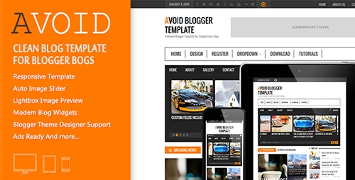ThemeForest - Avoid Blogger Template - Simple And Clean ThemeForest - Avoid Blogger Template - Simple And Clean