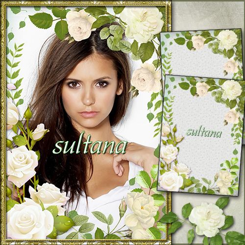 Photo frame - You are wonderful like a white rose Photo frame - You are wonderful like a white rose