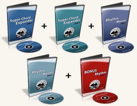 Guitarjamz - Super Chord Expander & Rhythm Master (5 DVD Set) Guitarjamz - Super Chord Expander & Rhythm Master (5 DVD Set)