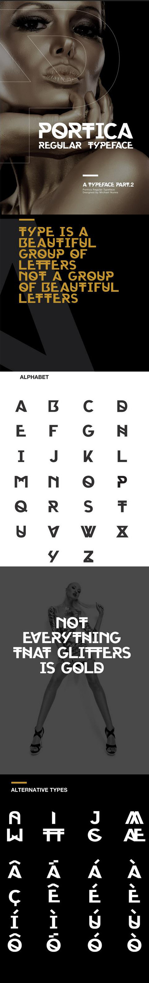 PORTICA Regular Typeface Part.2 PORTICA Regular Typeface Part.2