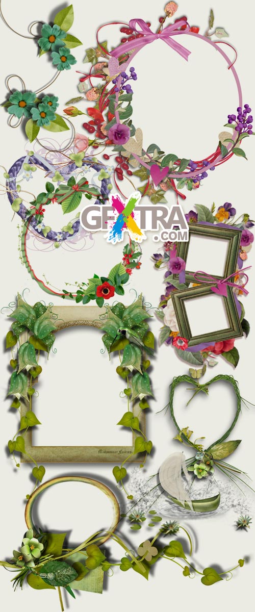 Decorative Floral Frames 138xPNG