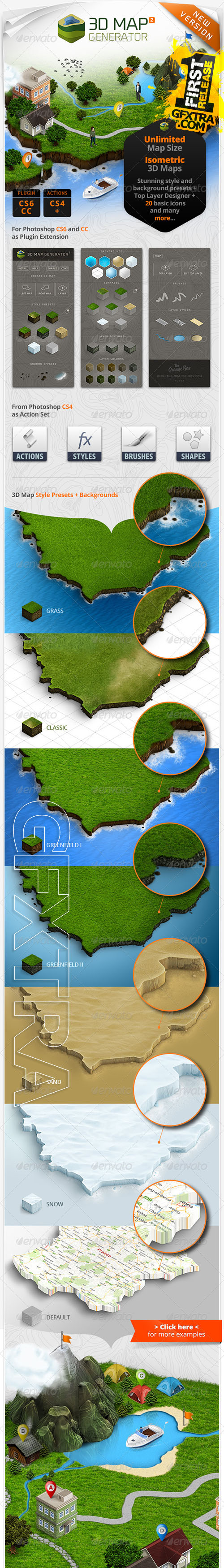 Graphicriver - 3D Map Generator 2 - Isometric 7667950 Graphicriver - 3D Map Generator 2 - Isometric 7667950